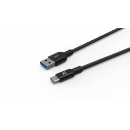  Adam Elements M100 Plus USB til USB-C kabel sort/sølv