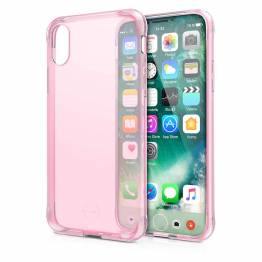 ITSKINS Gel Cover iPhone X Gennemsigtigt lys pink