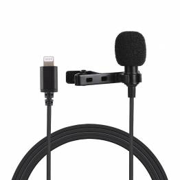 PULUZ Mikrofon Clip on til iPhone & iPad med Lightning