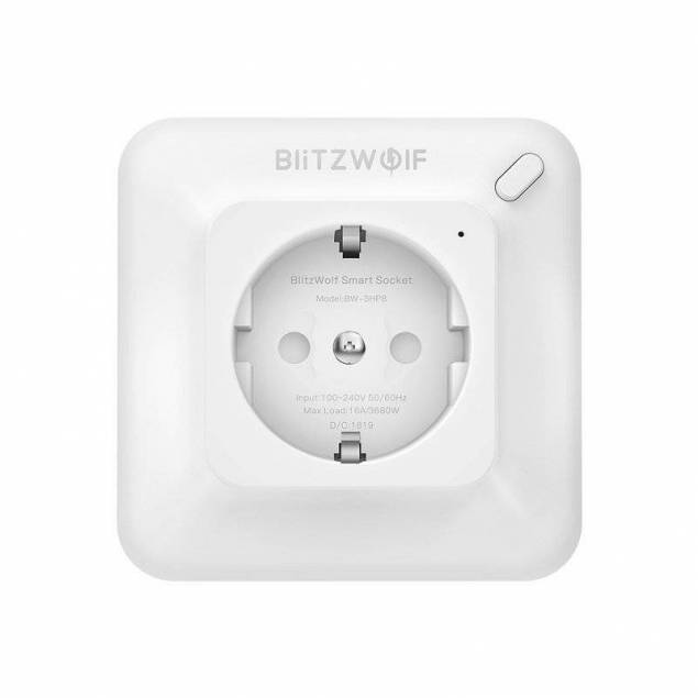 Billede af BlitzWolf smart strøm stik med wifi til Amazon Alexa, IFTTT, iOS og Google Home