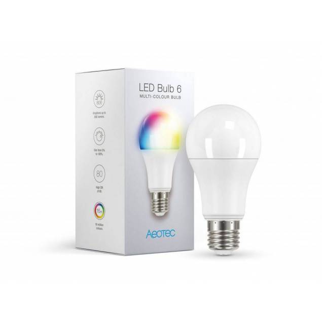Billede af Aeotec LED Bulb 6 Multi-Color (E27)