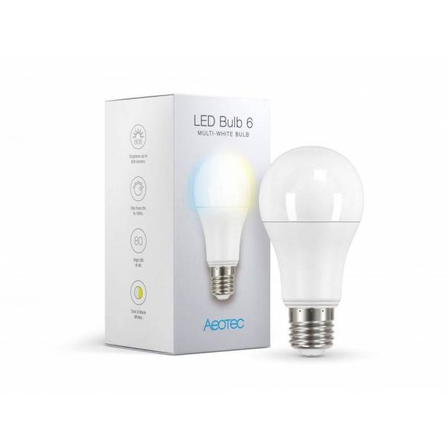 Billede af Aeotec LED Bulb 6 Multi-White (E27)