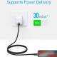 Anker PowerLine USB-C til Lightning kabel 0,9m