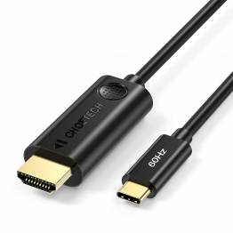 USB-C til HDMI kabel i grå på 1,8m Choetech