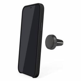  Pipetto iPhone 12 Mini Magnetisk Lædercover, Sort