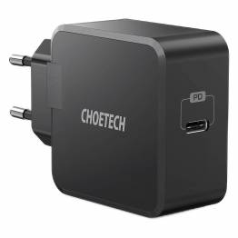 Choetech 30W USB-C PD Vægoplader, Sort