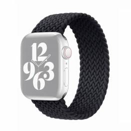Apple Watch flettet rem 42/44 mm - Large - sort