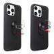 Smart iPhone 13 Pro cover 6,1" med 360° stand og magnet - Sort