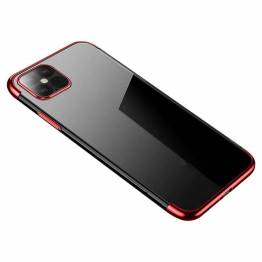 Clear Color cover til iPhone 12 mini - rød