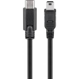 GooBay USB-C til Mini USB kabel 0,5m