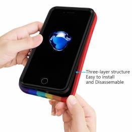  iPhone 7/8/SE 2020 silikone cover 4,7" - Flerfarvet