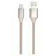 GreyLime Braided USB-A til USB-C Kabel Beige 2 m