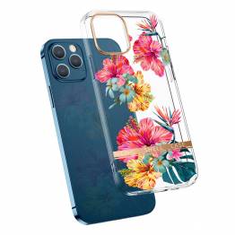 iPhone 11 cover med blomster - Hibiscus