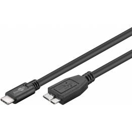  USB-C til Micro USB 3 10pin B han - 1m