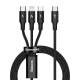 Baseus multi oplader kabel USB-C til Lig...