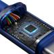 Baseus Crystal Shine hårdført vævet USB-C kabel - 100W - 2m - Blå