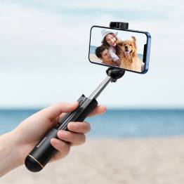  Baseus mini selfie stang med Bluetooth fjernbetjening - Sort