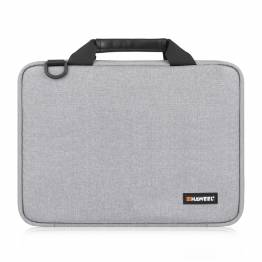 HAWEEL 15-16" MacBook taske med praktisk tilbehørs-rum og bærerem- Grå