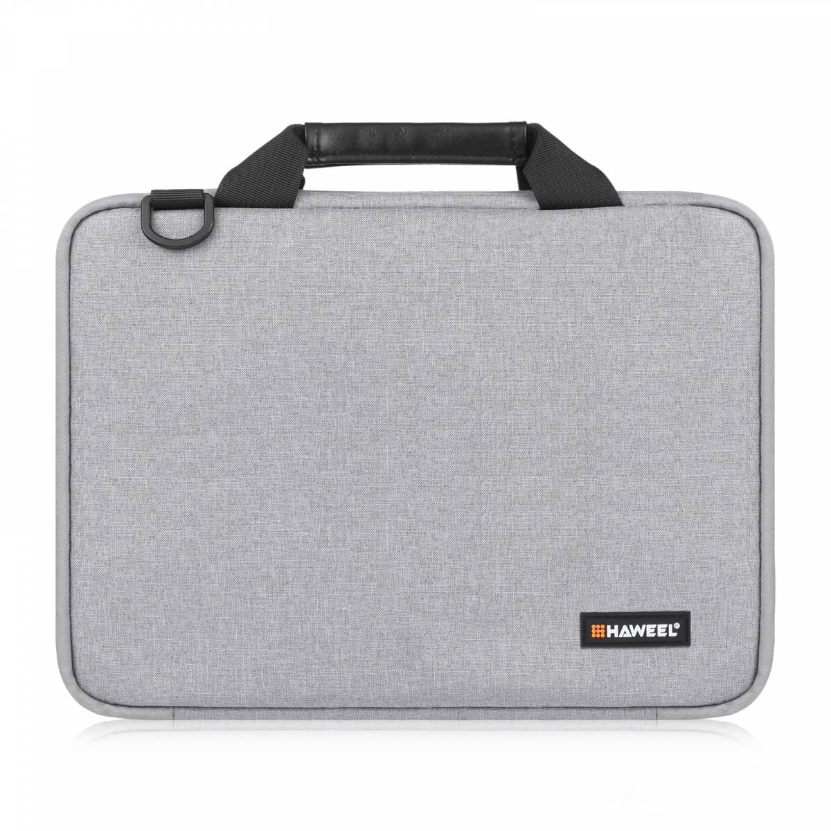 15-16" MacBook taske med praktisk tilbehørs-rum og bærerem- Grå - Gixmo.dk