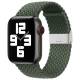 Justerbar flettet Apple Watch rem 42/44/45 mm - Grøn