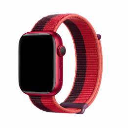 DUX DUCIS Apple Watch loopback rem 42/44/45 mm - Vinrød og rød