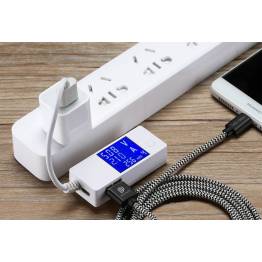  DUX DUCIS hårdført USB til USB-C Nylon kabel - 2m