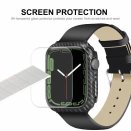  Enkay Apple Watch 7 kulfiber cover og skærmbeskyttelse - 41mm
