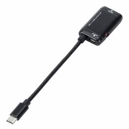 Kina OEM USB-C 3.1 MHL til HDMI 1080p HD adapter med MicroUSB ekstra strÃ¸m