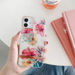  iPhone 13 mini cover med blomster - Hibiscus