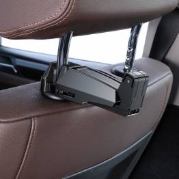 Baseus 2-i-1 iPhone mobilholder og krog til bilens nakkestøtte