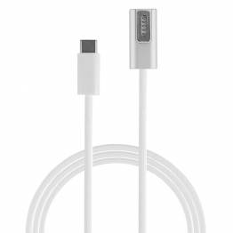  USB-C til Magsafe 1 PD hurtig opladning vævet kabel - 100W - 1,8m