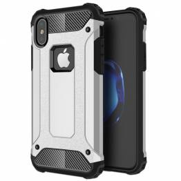 Ekstra beskyttende cover til iPhone X / XS - Sølv