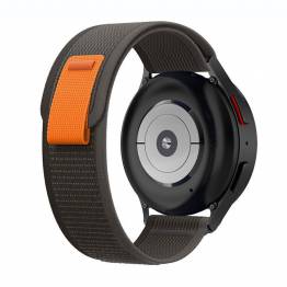 OEM Nylon Loop rem til Garmin Forerunner 255S / Venu 2S - 18mm Sort/GrÃ¥