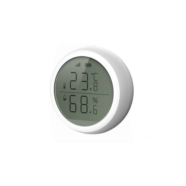 SmartWise MIR-TE100-TY ZigBee temperatur og luftfugtighed sensor med LCD