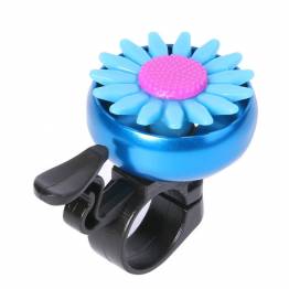  Ringeklokke til cykel og løbehjul med blomst - Blå