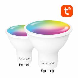 OEM 2 x Tuya Smart Led pÃ¦re Laxihub GU10 WiFi / Bluetooth