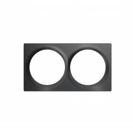 Fibaro Double Cover Plate Anthracite