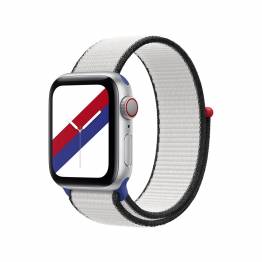 Apple Watch loopback rem 42/44/45/49 mm - Hvid, sort, blå og rød