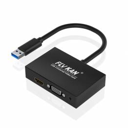 OEM USB 3.0 til HDMI / DVI VGA Displaylink (til M1/M2 Mac)