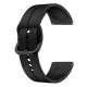 Silikone rem til Samsung Galaxy Watch3 - 45mm - Sort