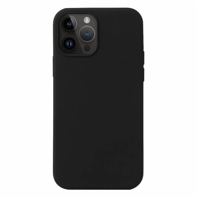 Lækkert iPhone 15 Pro Max silikone cover - Sort