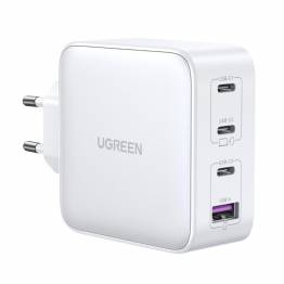 Ugreen GaN 4-port PD3.0 QC4+ PPS 100W 3xUSB-C og 1xUSB-A Mac oplader