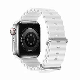  Dux Ducis Ocean silikone rem til Apple Watch 38/40/41mm - Hvid