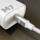 M7 hårdført Mac / iPhone / USB-C PD 100W opladningskabel - hvid - 2m