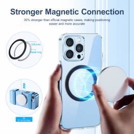  Forstærkende MagSafe metalring til iPhone og andre smartphones - 2 stk