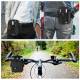 Bæltetaske til vandrere, geocachere, cyklister osv med iPhone plads - Sort
