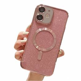 iPhone 11 MagSafe Glitter cover - Rose Gold