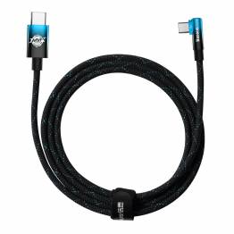 Baseus MVP hårdført USB-C til kabel med vinkel - 2m Blå