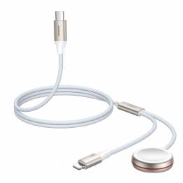 Joyroom Stilfuldt USB-C kabel med iPhone og Apple Watch oplader - 1,5m