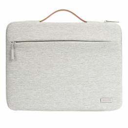 Melcou 13" MacBook/PC sleeve med hank - lysegrå